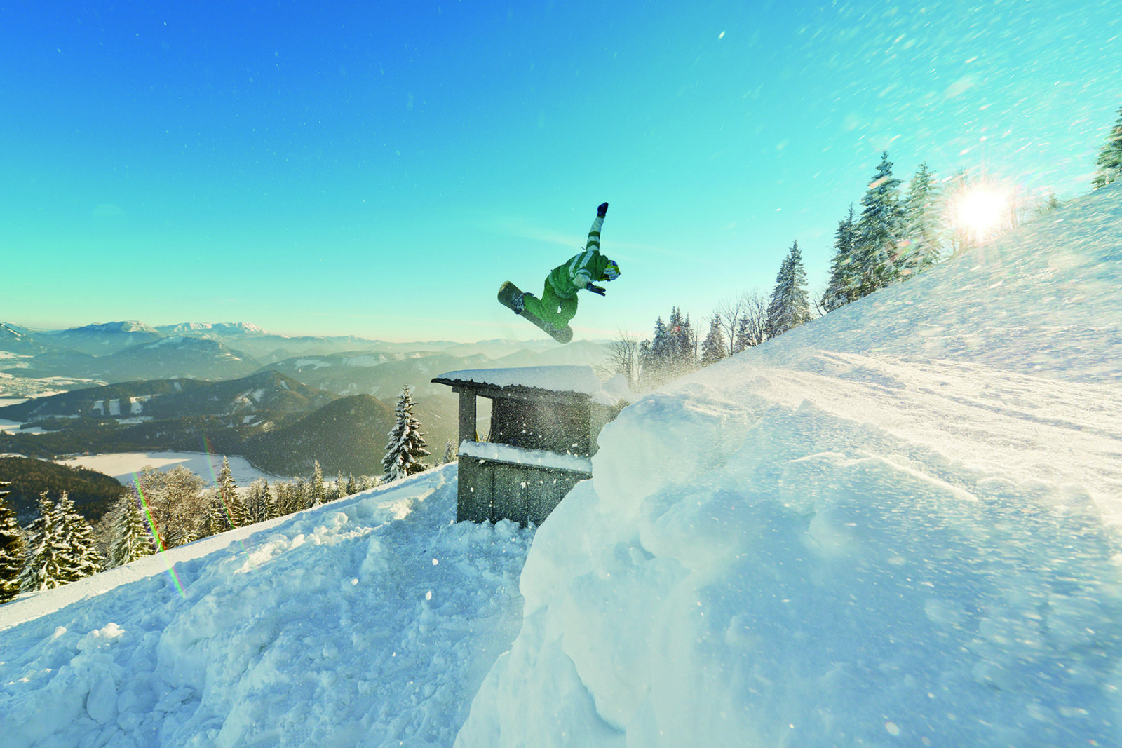 Snowboardos Mitterbachban  ©  | Fotó: Leiminger