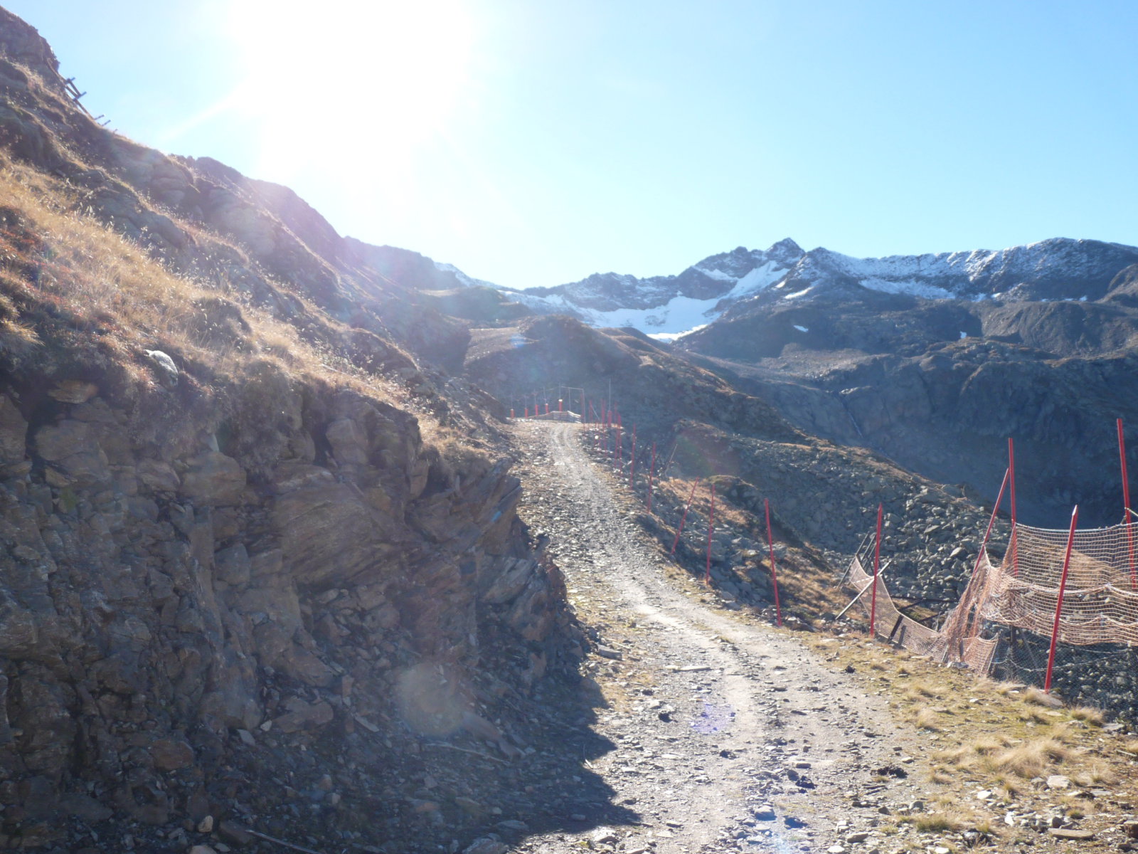 Sípálya, út felfele