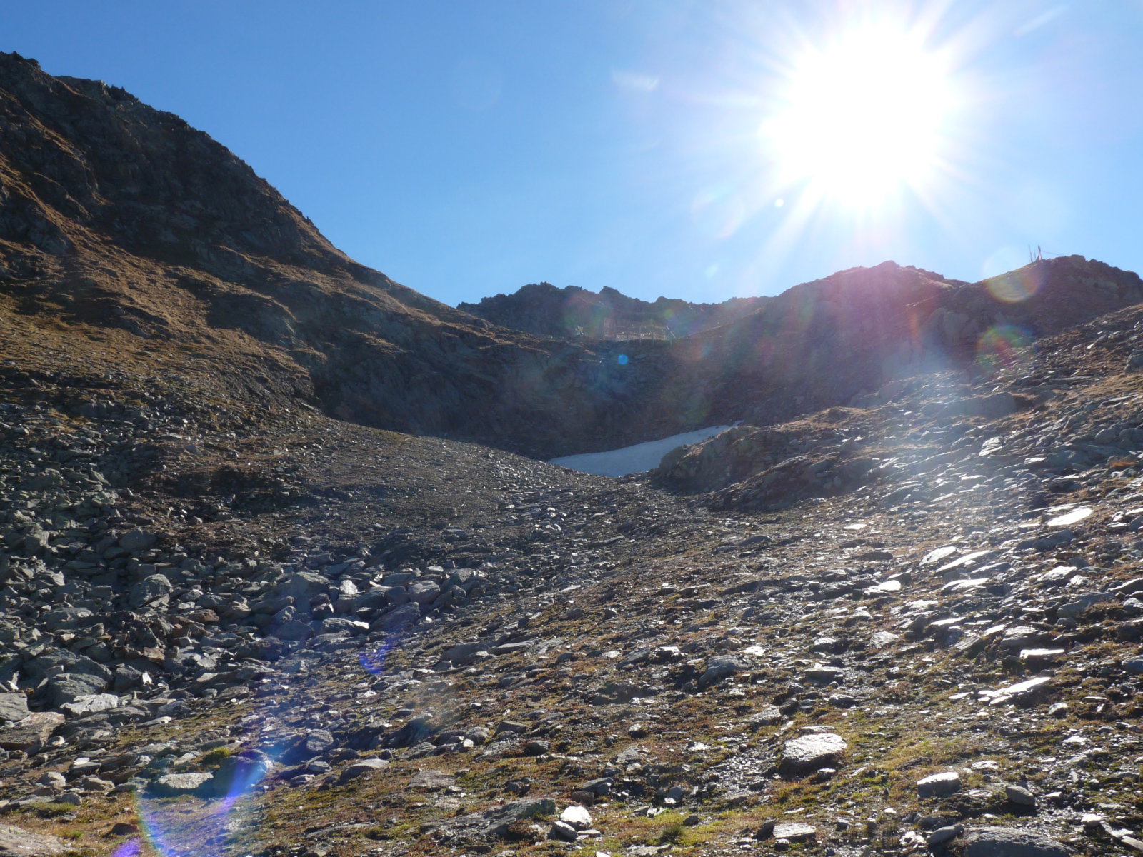 Az első hófolt 2500 méter körül