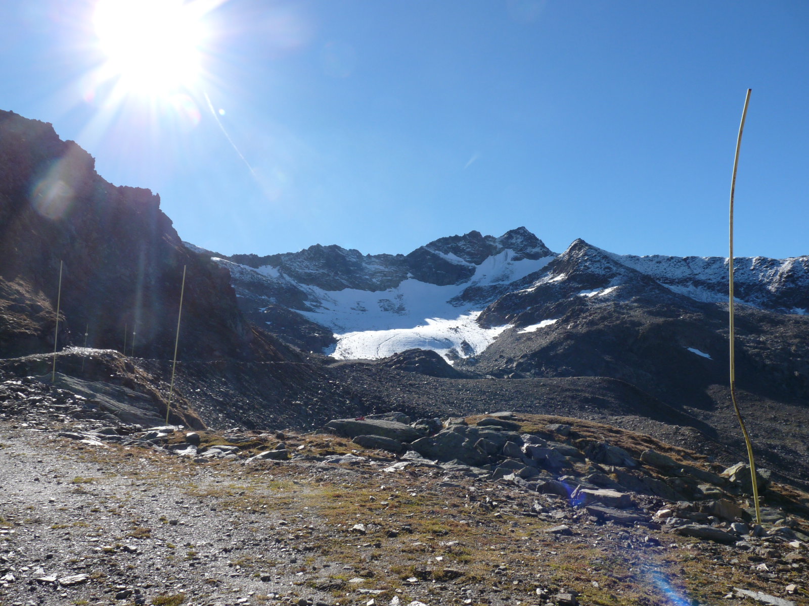 Közeledek a Szent Anna gleccserhez