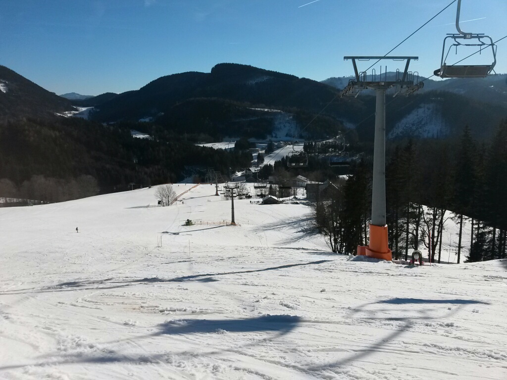 A 3-as pálya alsó része igen széles, carvingozásra kitűnően alkalmas