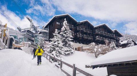 Grimentz - Zinal, a "villamos"