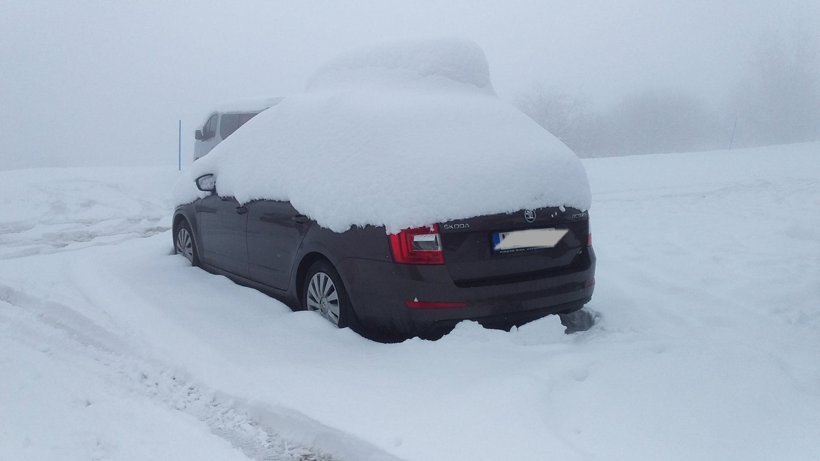 Vercorin, az éjszakai havazás...
