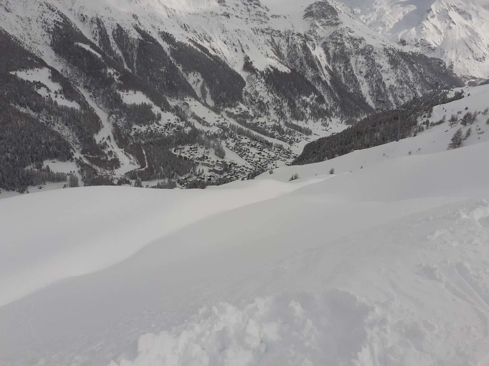 Grimentz - Zinal, két hegy között a "villamoson"