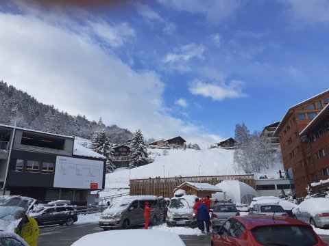 Vercorin, jó közel volt a felvonó