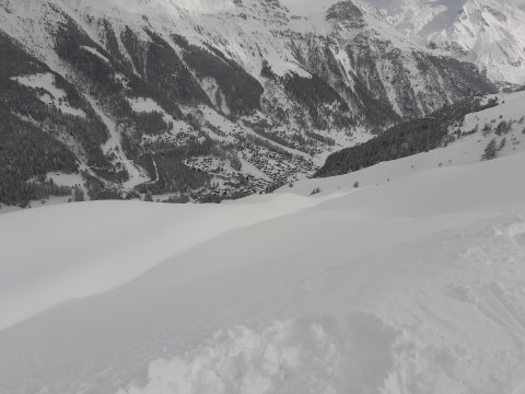 Grimentz - Zinal, két hegy között a "villamoson"