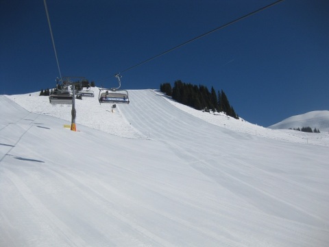 Saalbach április 5-én - Fotó: Saalbach Lifttársaság