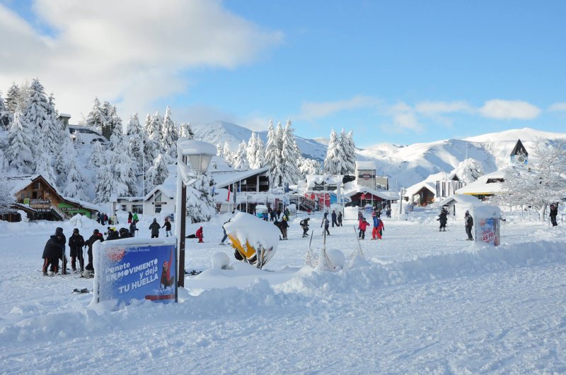 A völgyben is sok hó esett. Fotó: Cerro Catedral - Kattints a képre a nagyításhoz