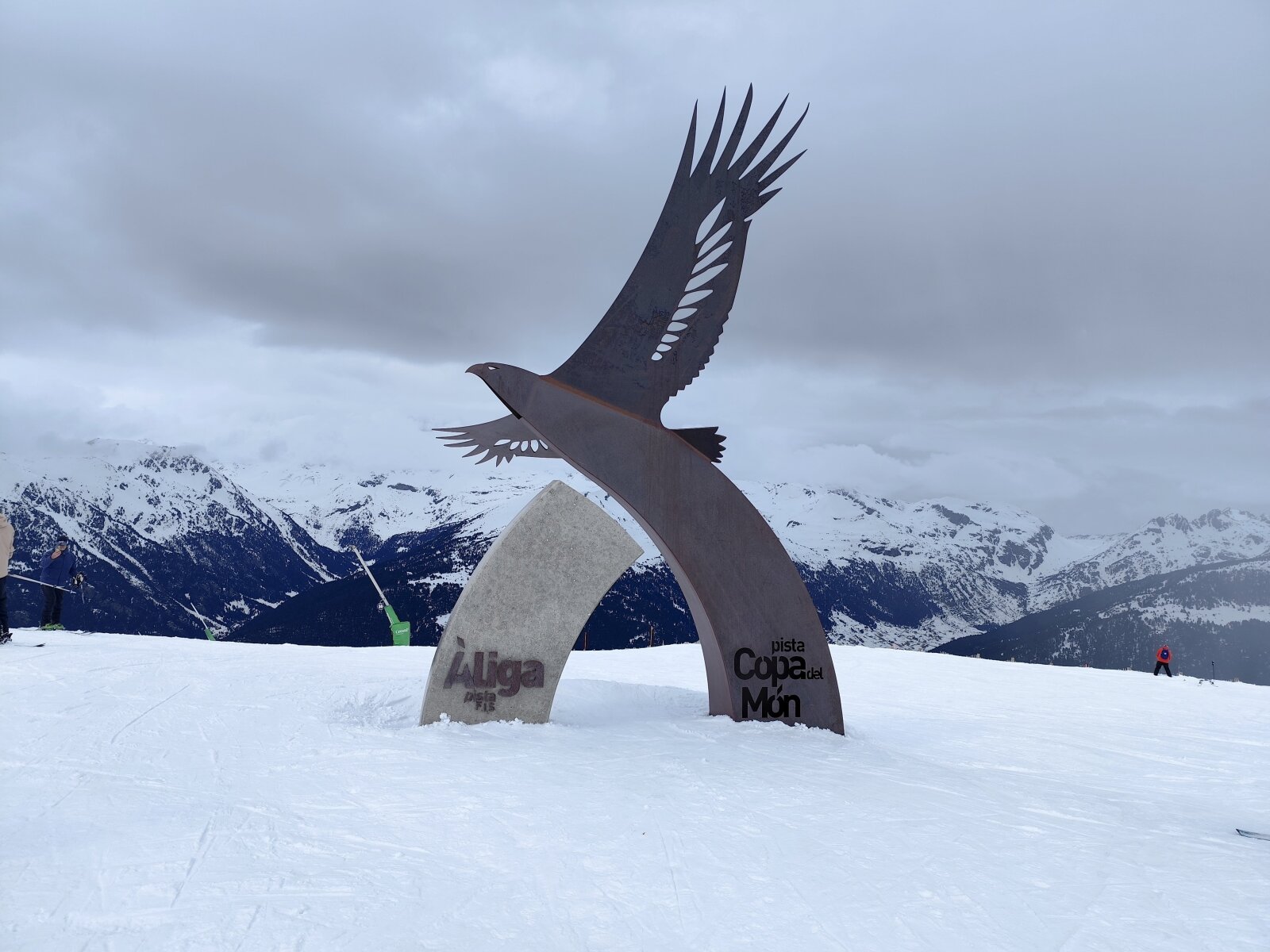 Grandvalira - Tosa dels Espiolets, a világkupa pálya (Aliga) teteje