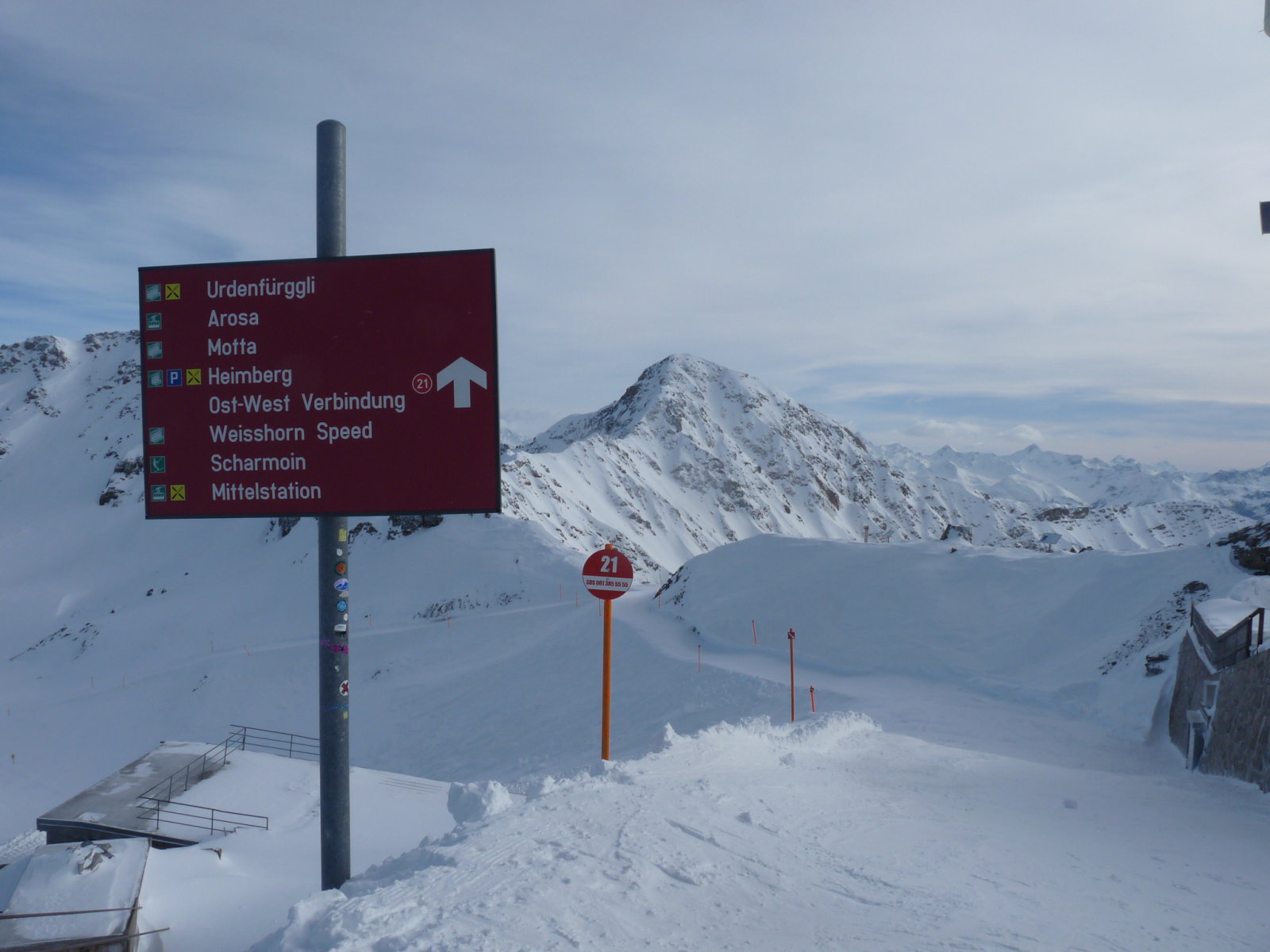 A 21-es pálya teteje