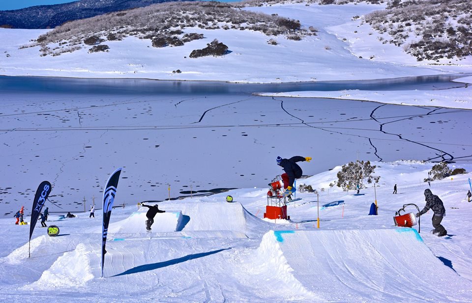 Rég volt ilyen: a tavak is befagytak - Fotó: Falls Creek Resort
