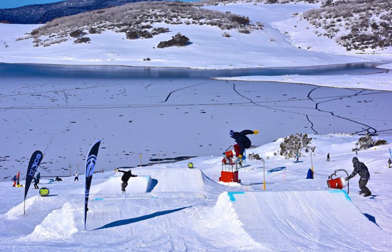Rég volt ilyen: a tavak is befagytak - Fotó: Falls Creek Resort - Kattints a képre a nagyításhoz
