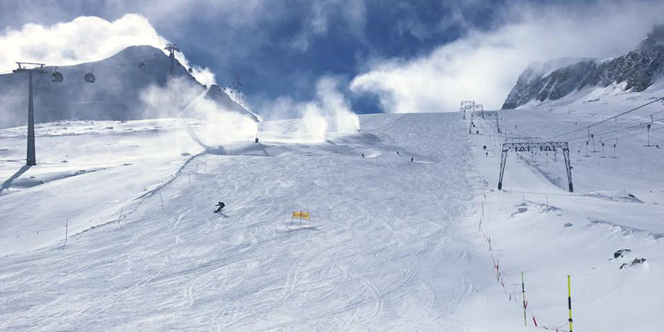 A hóbiztos Kitzsteinhorn gleccser Kaprun síterepén | Fotó: Kitzsteinhorn