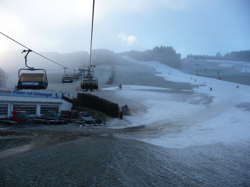 A határ közeli síterepek egyelőre nem számíthatnak hóra, a képen Stuhleck - fotó: AF - Kattints a képre a nagyításhoz