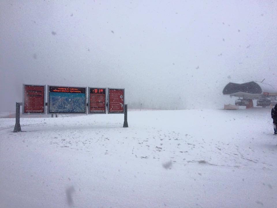 Wagrainon csak pár centi, a meleg-hideg levegő határán fekszik  - fotó: facebook