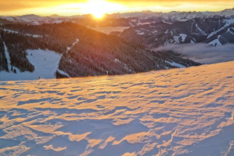 Saalbachon 25-30 cm esett - fotó: facebook