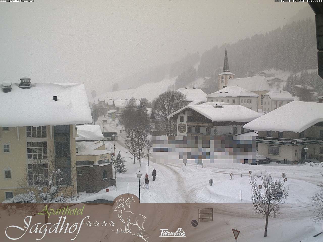 Filzmoos pénteken - fotó: webkamera