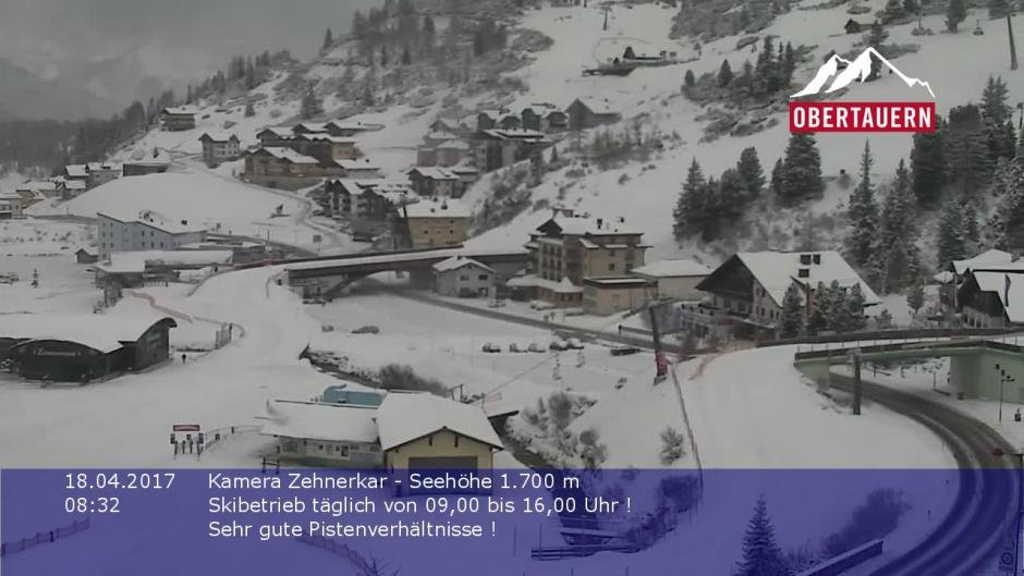 Obertauern is télies arcát mutatja, május 1-ig üzemelnek a felvonók