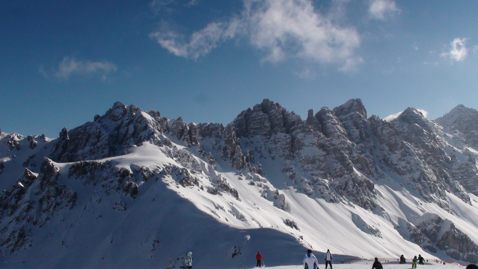 Panorámakép a Hoadl Hausból 2340m