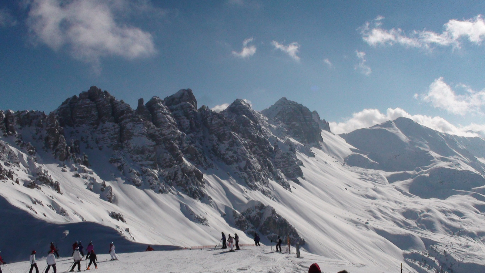 Panorámakép a Hoadl Hausból 2340m