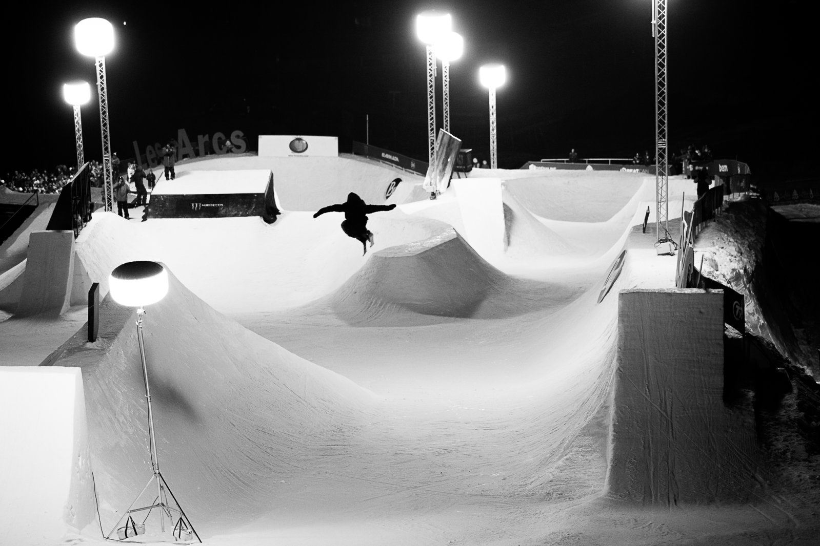 B&E Invitionalt pályája, melyet kizárólag erre a rendezvényre építenek fel.