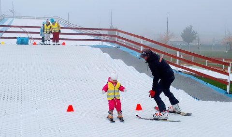 A csömöri pályán már megkezdődött a gyerekek oktatása.
