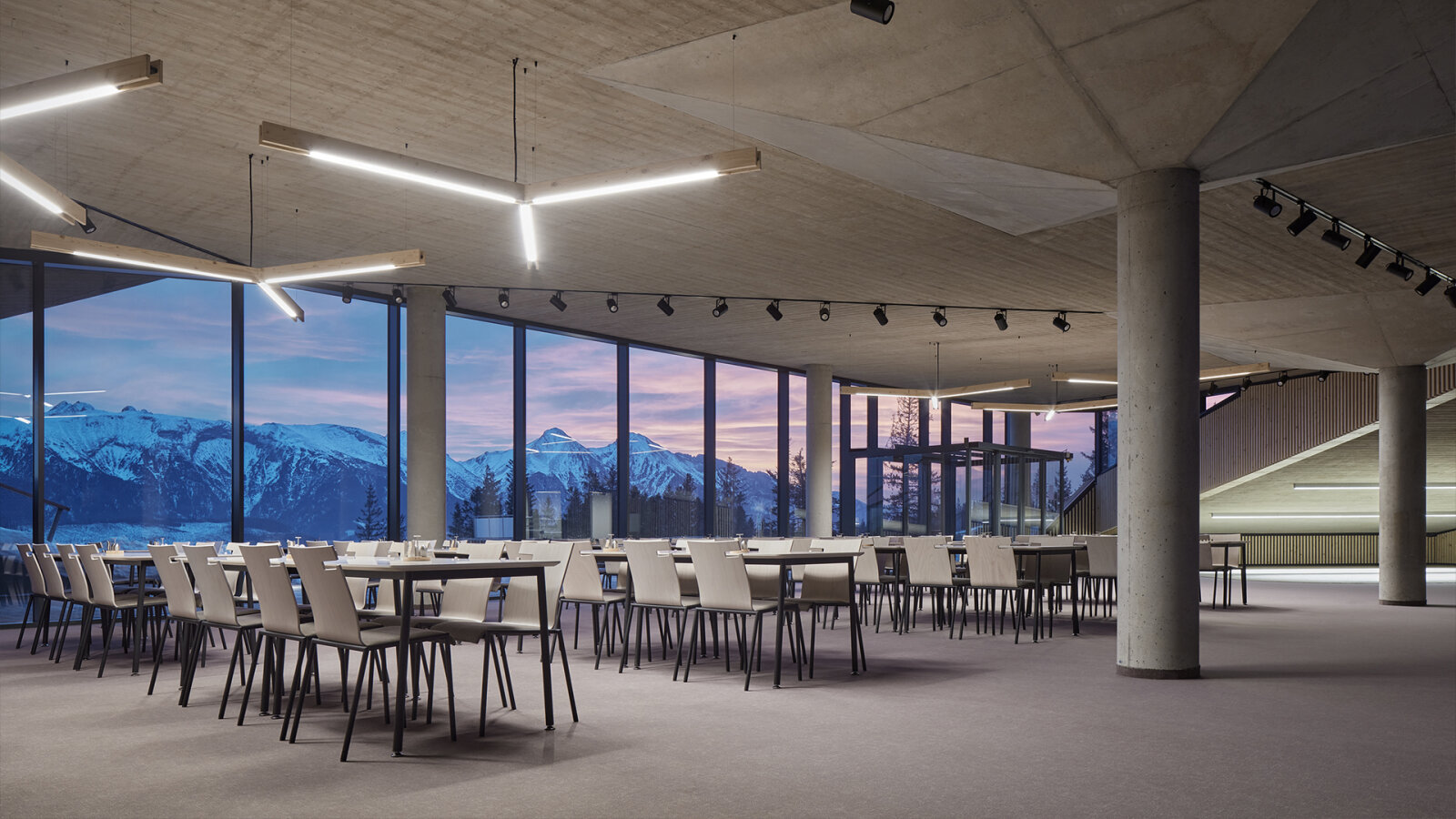 PANORAMA étterem a síközpont legmagasabb pontján