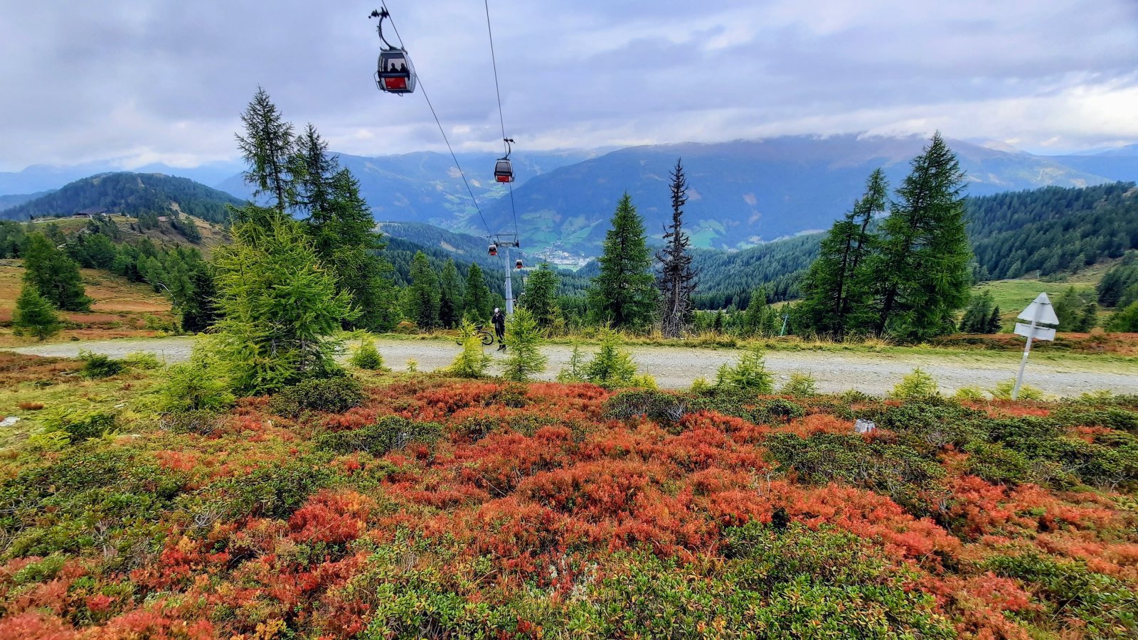 Kaiserburg őszi panoráma - Bad Kleinkirchheim Bergbahnen