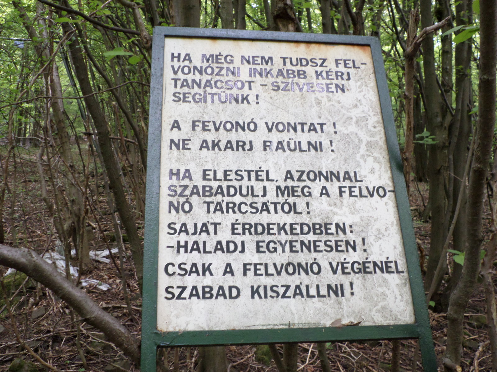 1984-ben kihelyezett táblánk még mindig a helyén kis betűhiánnyal