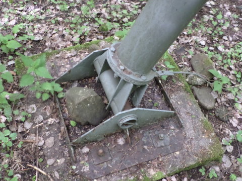 alsó fordítótárcsa támoszlop alapozása