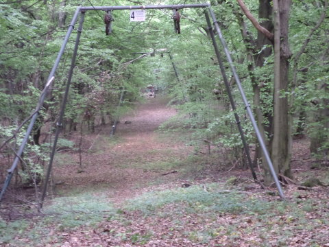 felvonó nyomvonal látványa