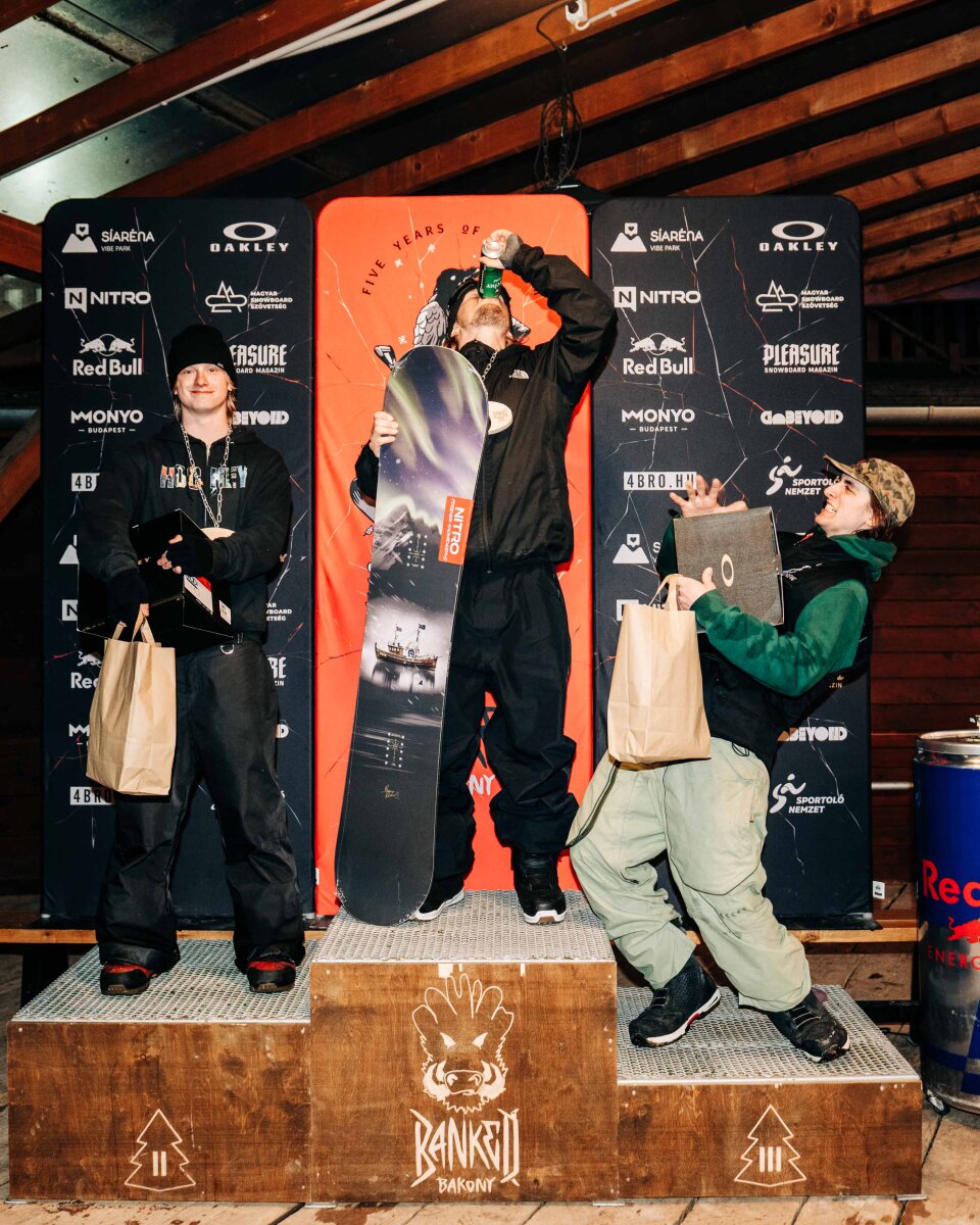 Banked Bakony 2026 Open Men Podium I Fotó: Horváth Ádám