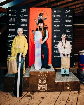 Banked Bakony 2026 Mini Shred Girls Podium I Fotó: Horváth Ádám