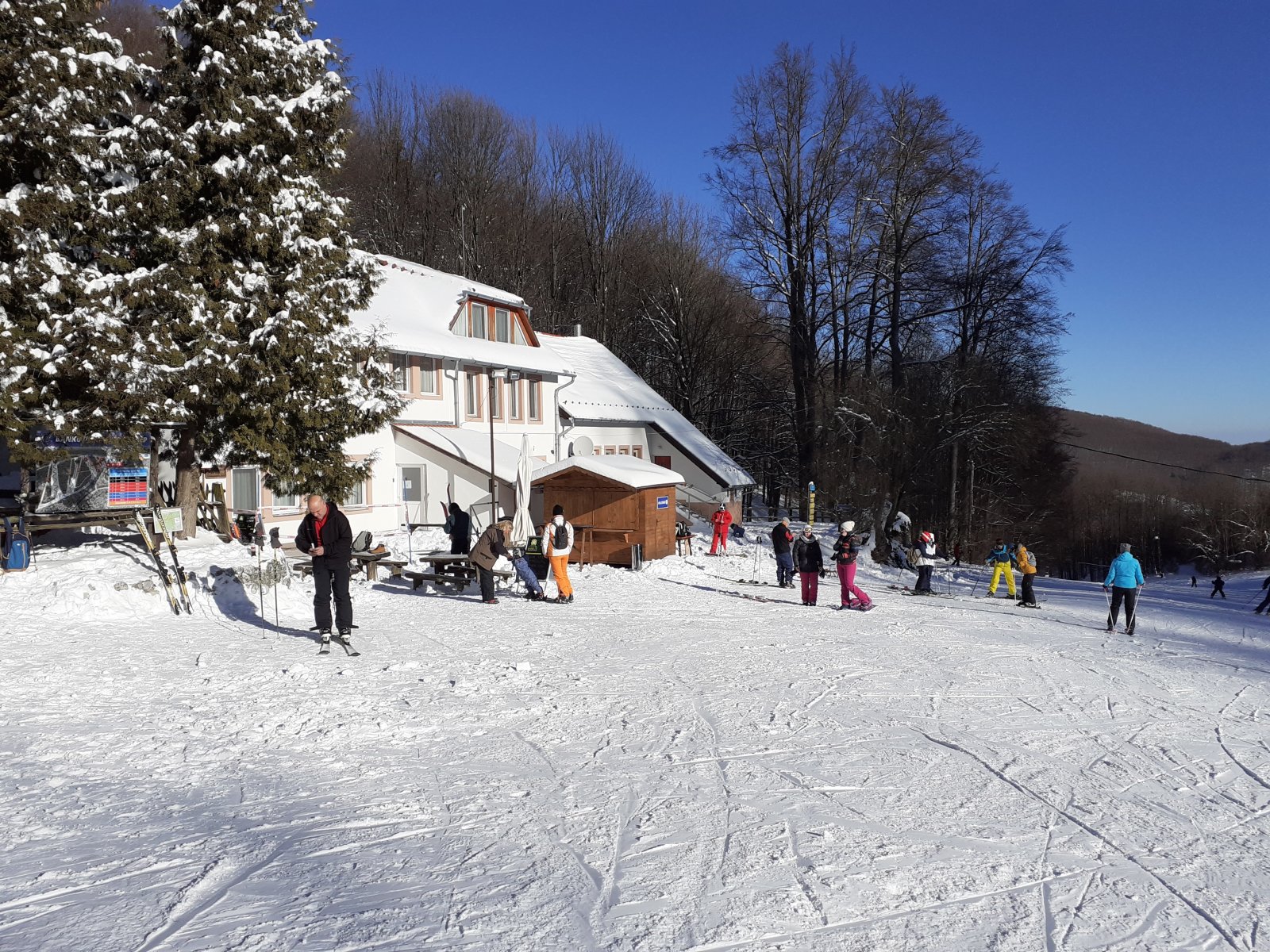 Bánkúti téli napsütés reggel