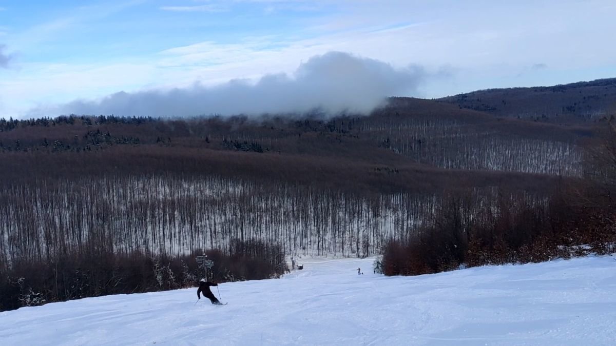 Padlógázzal lefelé