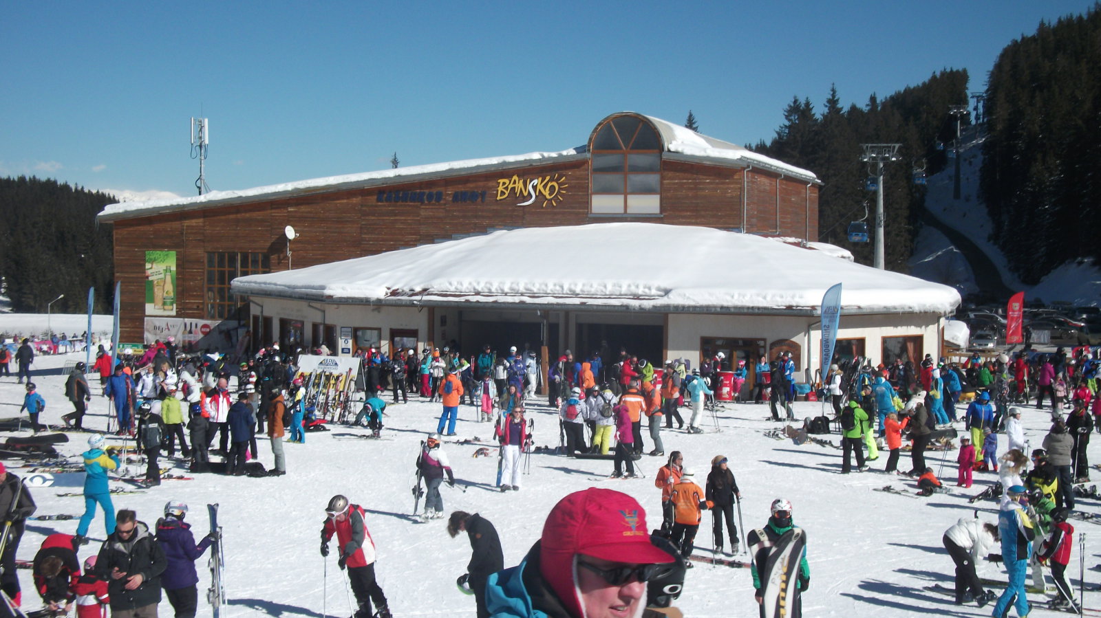A kabinos teteje a síközpont központja - 1600m