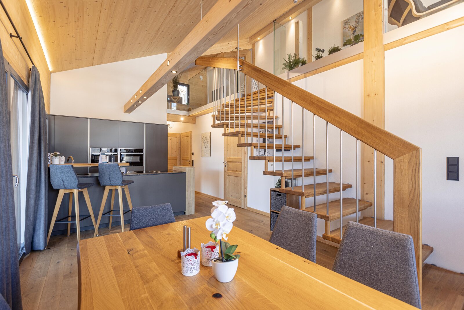 Galériás Superior apartman szaunával, pezsgőfürdővel - 95 m2 / 4 fős - földszinti alaprajz