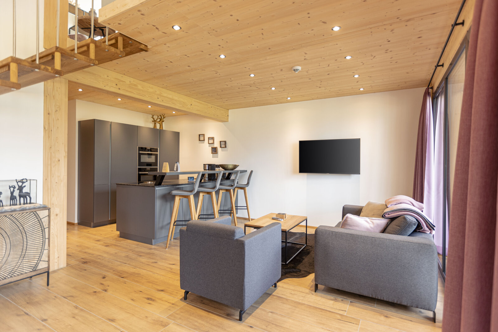 Galériás prémium apartman szaunával, pezsgőfürdővel - 120 m² / 6 fős