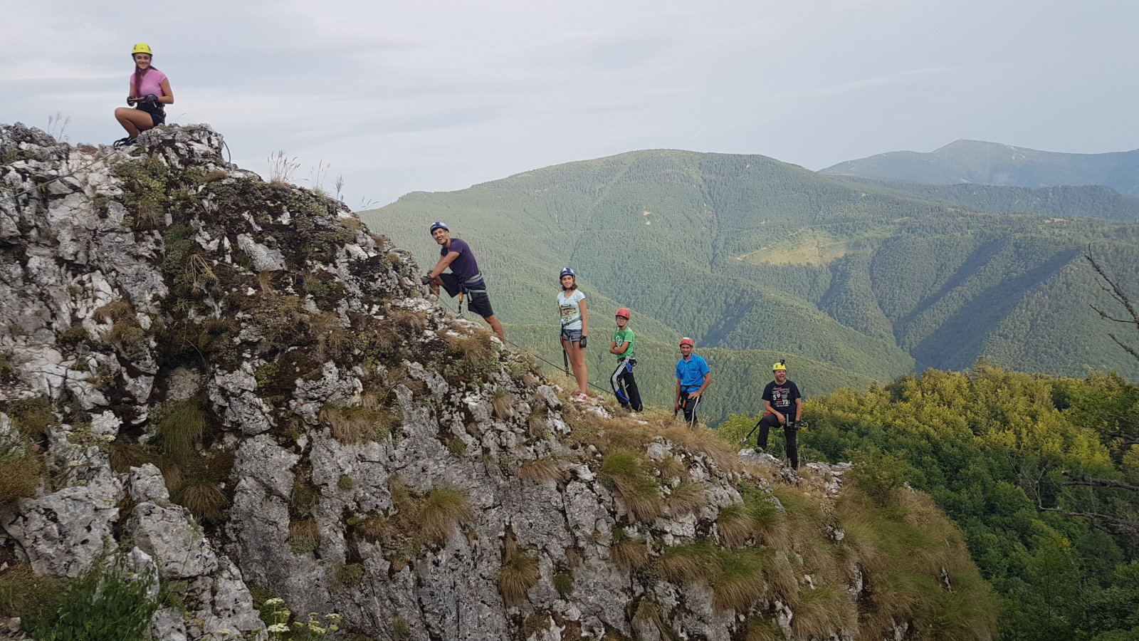 Via Ferrata Feketekő szikláin | Fotó: Razvan Dumbrava