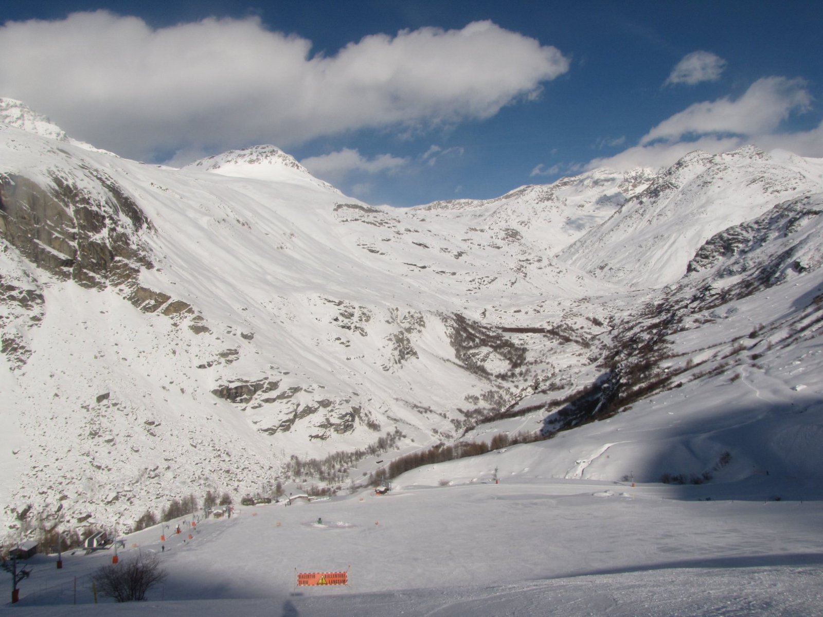 A Barme nevű húzós felvonó tetejénél