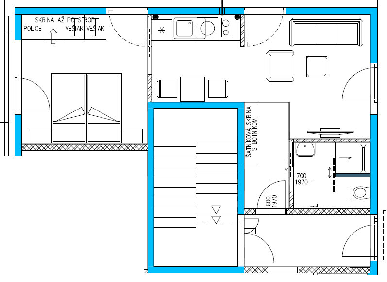 Executive apartman | 2+1 fős