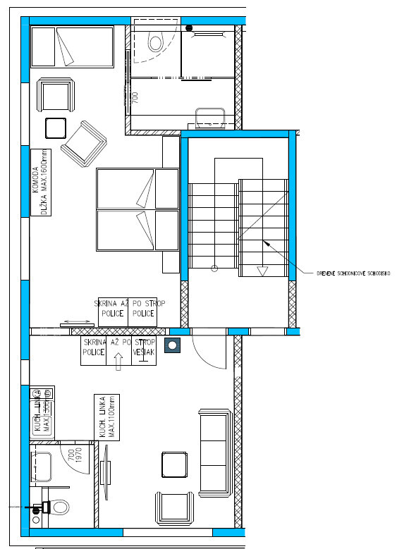 Mountain Dereše apartman | 2+2 fős