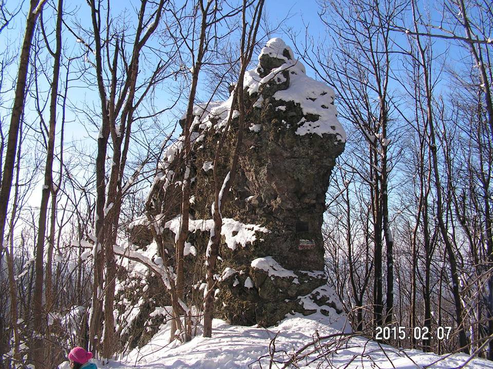 Úton a kék sávon a Csóványos felé