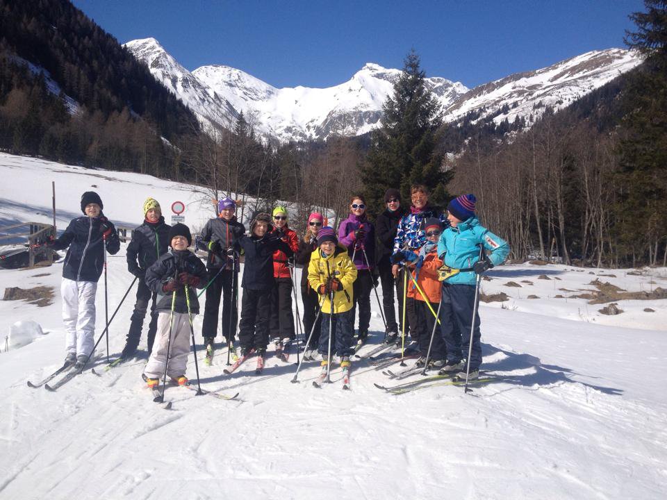 Gyerekcsapat a mallnitzi táborban