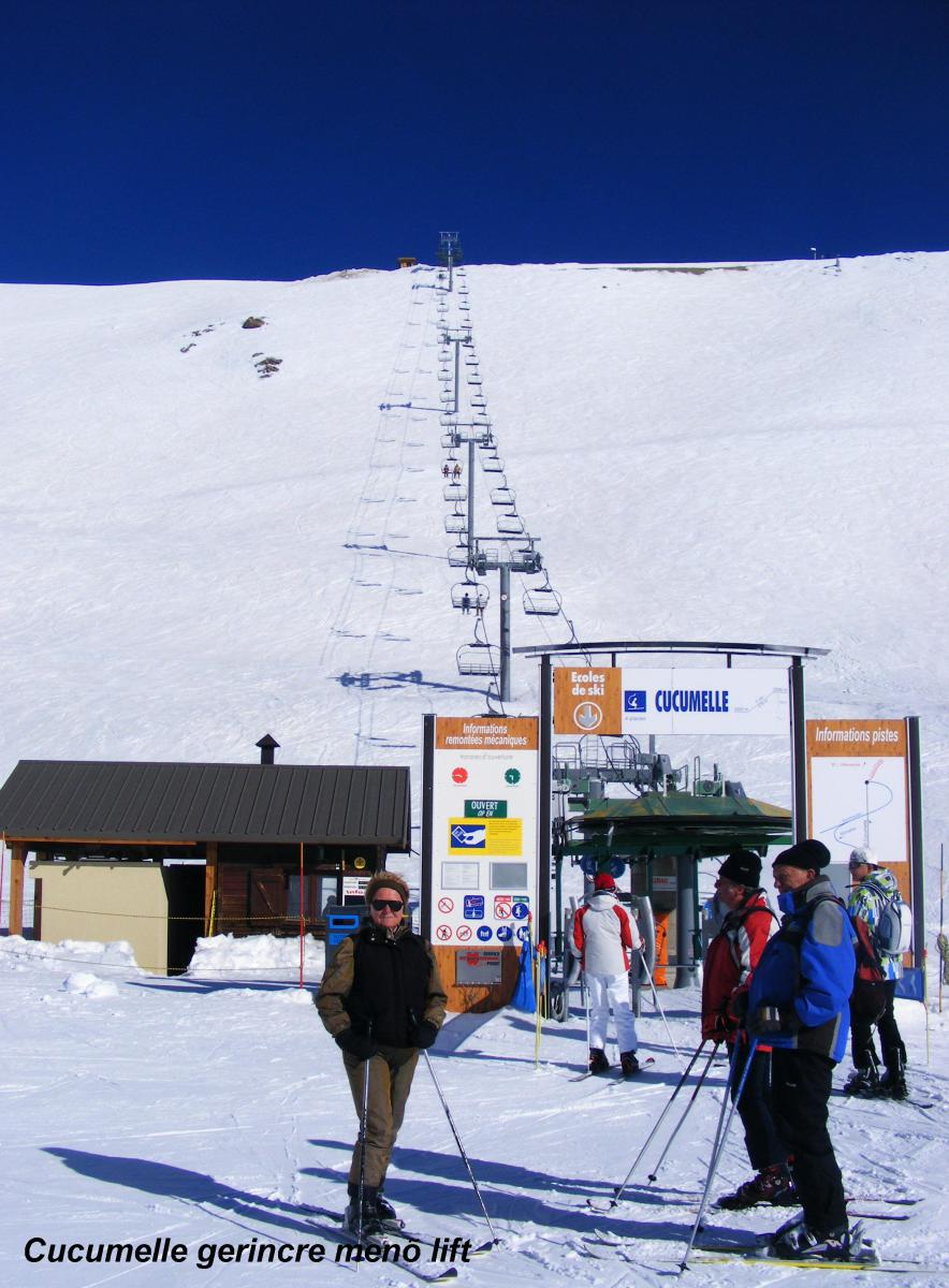 Rövid visszatérő átkelőlift a Cucumelle hágóba és Villeneuve felé
