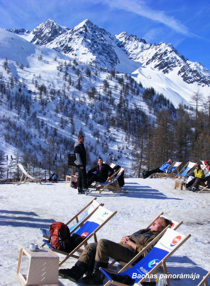 Bachas vendéglő panorámája