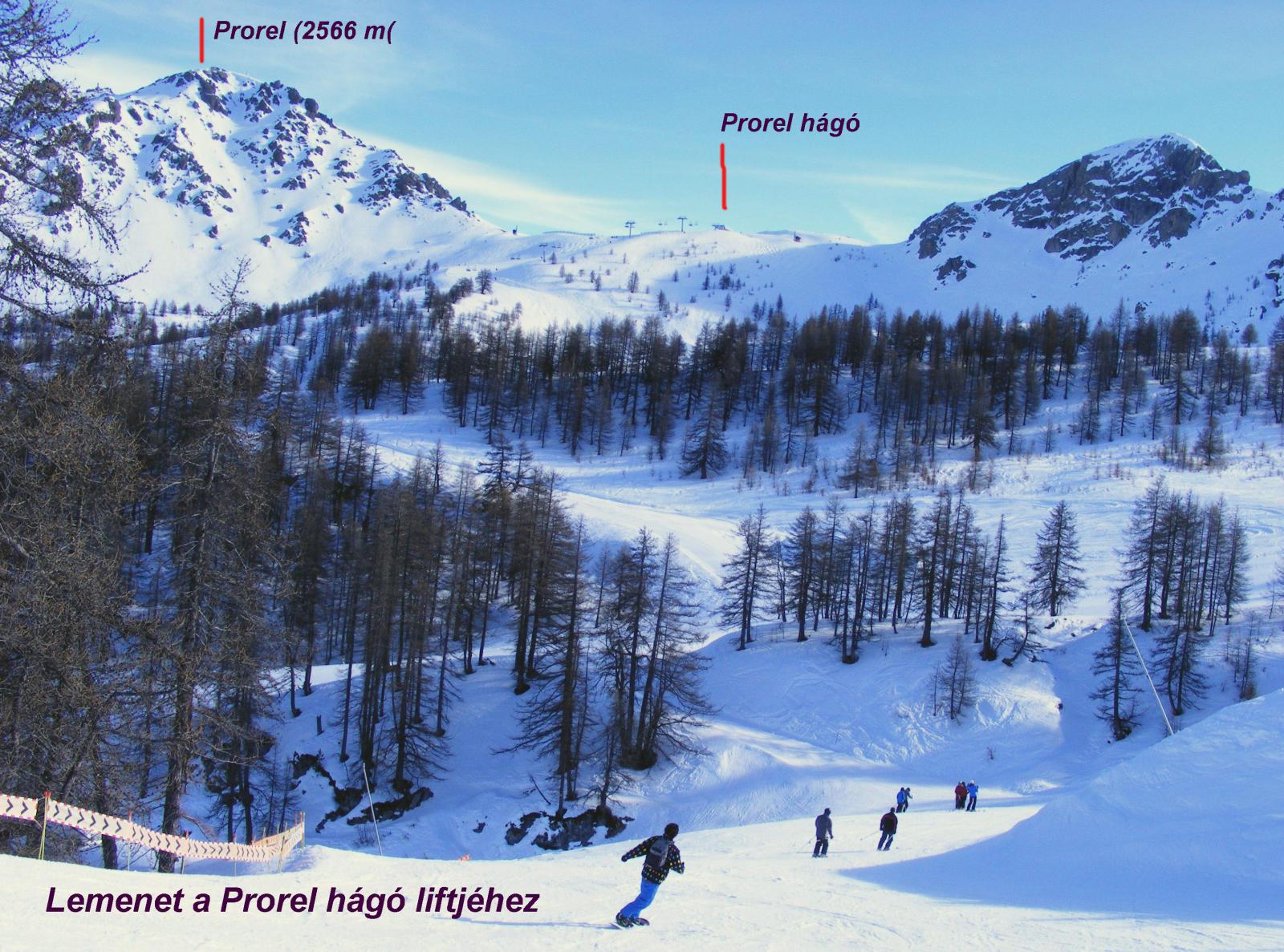 Fent a Prorel hágó a hazafelé vezető úton