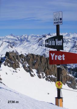 Yret felvonó tetején