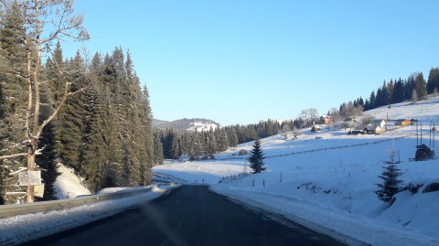 A Bukovelre vezető új út