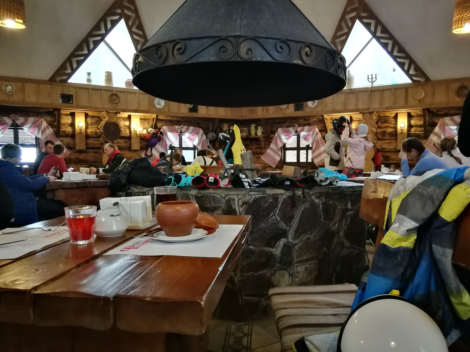 Étterem az 5-ös pálya tetején